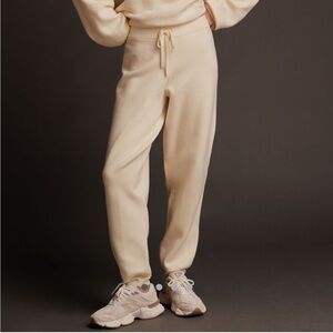 Buttercream Daily Practice Knit Barrel Pants